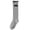 02#Gray, variant on Girls Knee High Socks Ruffle Bow Cotton Socks for School*1pc