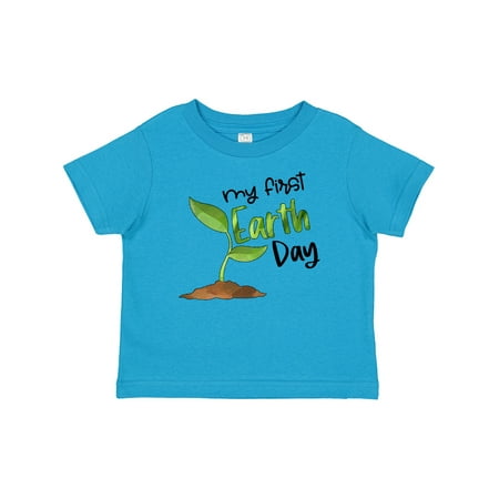 

Inktastic My 1st Earth Day Sprouting Plant Gift Baby Boy or Baby Girl T-Shirt