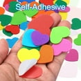 thumbnail image 3 of Uxcell Foam Stickers,8Pack 392Pcs EVA Self Adhesive Foam Shape Stickers,Heart Style, 3 of 5