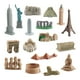 thumbnail image 3 of Mini kits de construcción, monumentos históricos, kits de construcción, juguete de aprendizaje, minifiguras para regalo de cumpleaños, hogar, adultos 17 piezas, 3 of 8