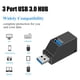 thumbnail image 5 of USB3.0 Splitter 3-Port USB HUB Alta velocidad USB3.0 Separador Mini Portable USB2.0 USB3.0 Romacci Estación de acoplamiento, 5 of 7
