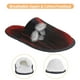 thumbnail image 3 of Fotbe Minimalist Skull Red Pantuflas Peludas para Mujer con Estampado, Zapatillas de Peluche, Zapatos de Invierno para Casa, Uso Interior y Exterior-Medium, 3 of 8