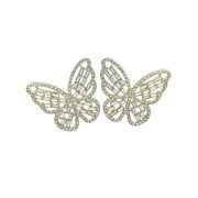 Jessica Simpson Women’s Butterfly Stud Earrings