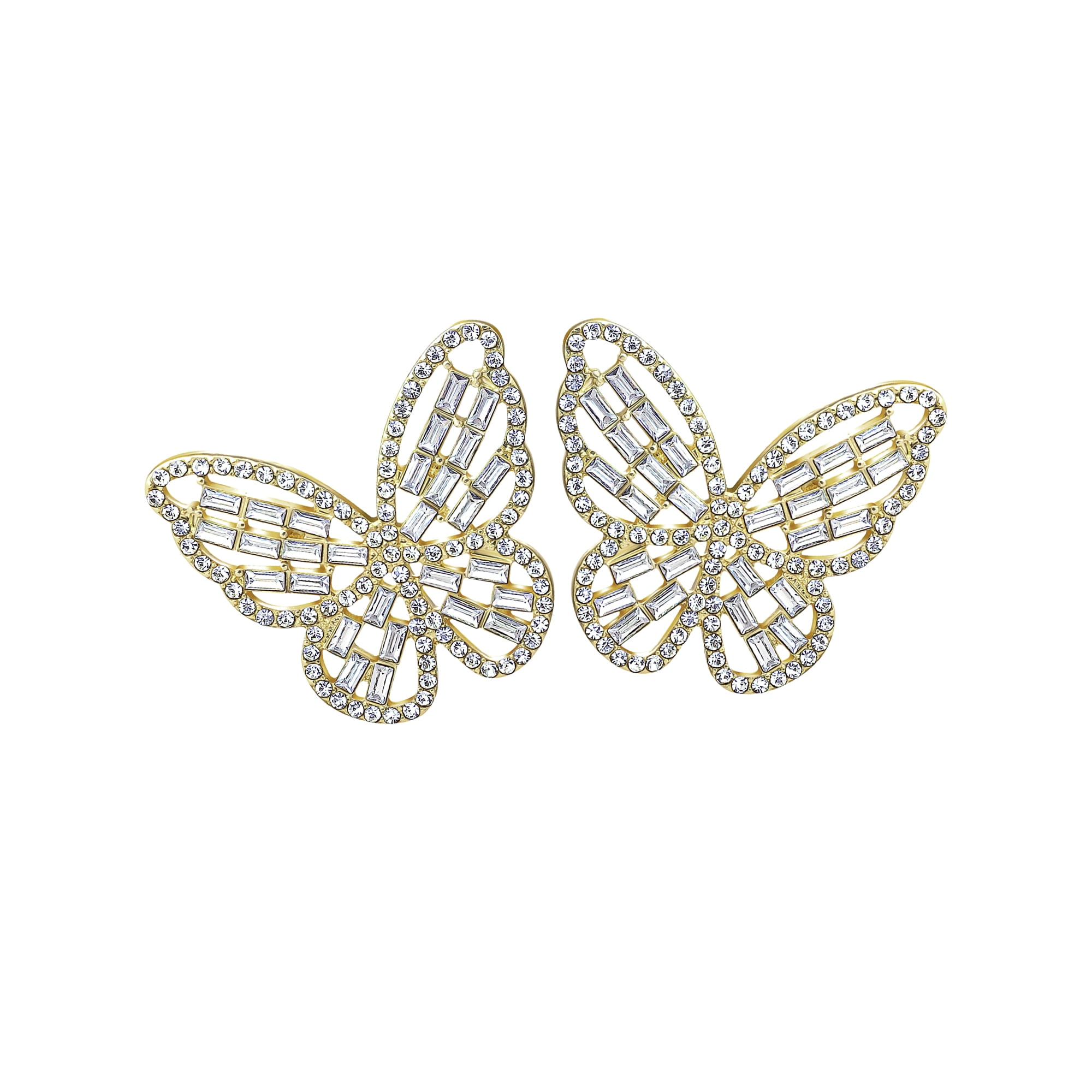 Jessica Simpson Women’s Butterfly Stud Earrings