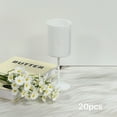 thumbnail image 1 of AMERTEER [Verres à Champagne Réutilisables] 3/6/9/12/20 Pcs Gobelet Blanc Simple Réutilisable Verres à Cocktail / Tasse à Jus Sucré pour Maison Mariage Hôtel Fête Noël Halloween, 1 of 6