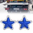 thumbnail image 6 of lacooooppia 2Pcs Side Markers Lights Night Automotive Accessory Trailer LED Signals Light blue, 6 of 7