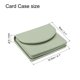 thumbnail image 2 of Estuche para tarjetas de visita de cuero PU Uxcell, 2 piezas, billetera para tarjetas de nombre, verde, 2 of 6