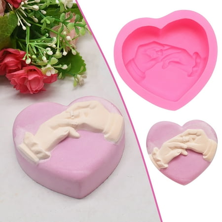 

WMYBD Valentines Day Gifts New Creative Silicone Mold Baking Fondant Chocolate Mold Epoxy Plaster Mold Valentines Day Decor