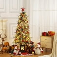 thumbnail image 7 of Ataucjin 3 FT Christmas Tree，Pre-Lit Christmas Tree with 78 Battery-Operated Warm White Lights, Artificial Christmas Tree with Potted Base, 7 of 7