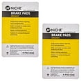 thumbnail image 3 of Niche Front Brake Pad Set for Suzuki Bandit 1200 Organic Motorcycle 2 Pack 519-KPA2564D, 3 of 6