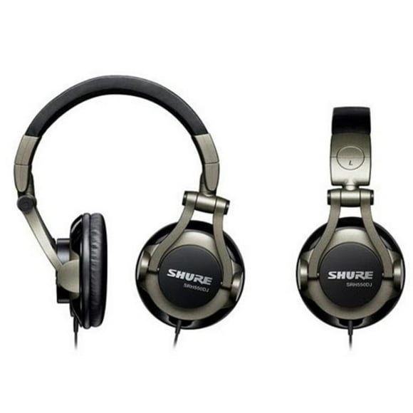 Audífonos SRH550DJ Shure Diadema, Amplio Rango de Frecuencia Shure Funda Portátil Gris
