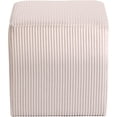 thumbnail image 4 of Meridian Furniture Roy Beige Ottoman/Stool, 4 of 8