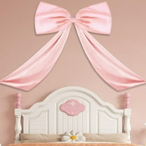 Bow Decor Large Bow for Room, Coquette Giant Ribbon Tie for Birthday Party Backdrop Wall Decor, 24 x 36 Inches