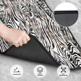 thumbnail image 3 of Cauagu Leopard And Zebra Pattern Car Floor Mat Set of 4,Car Carpet Mats Car Mats with Anti-Slip Backing & Driver Heel Pad Universal Fit for Cars/Trucks/SUV/Vans, 3 of 6