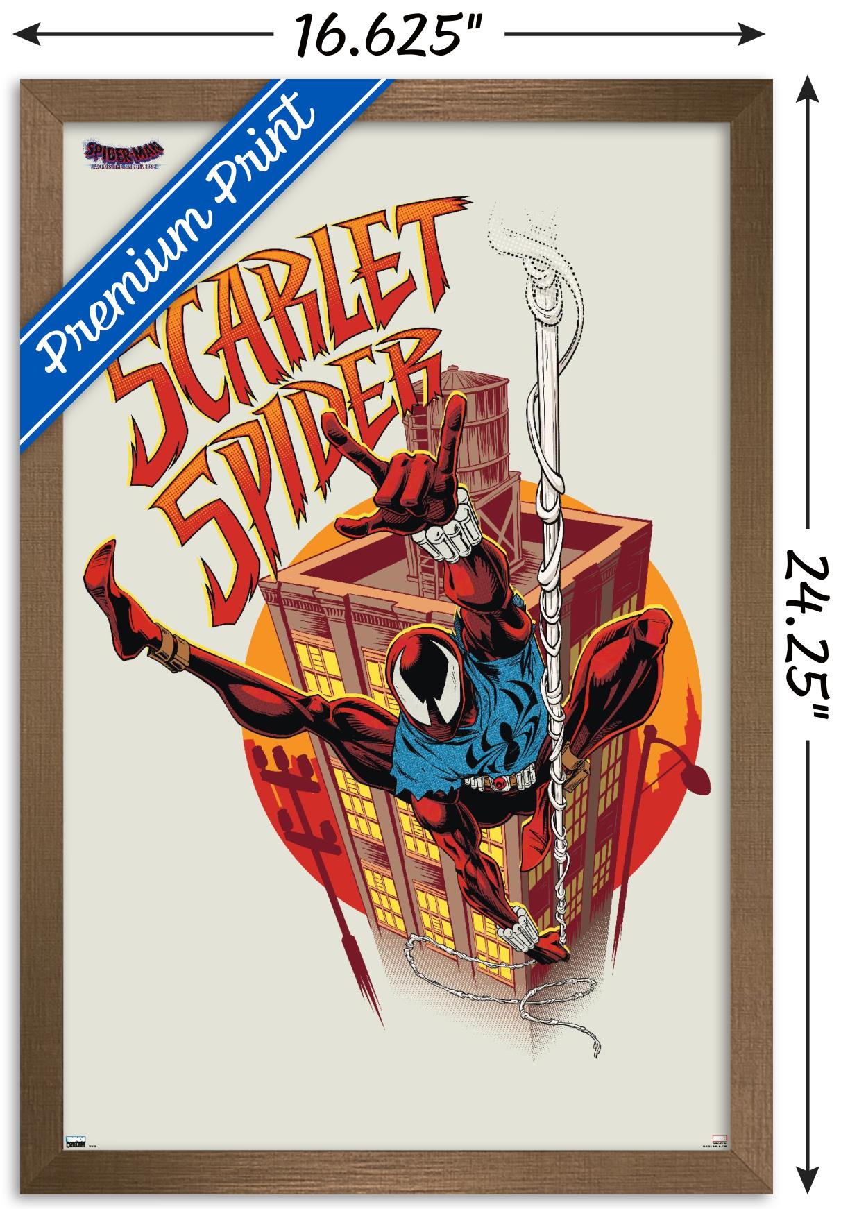 Marvel Spider-Man: Across The Spider-Verse - Scarlet Spider Wall Poster, 14.725" x 22.375" Framed