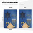 thumbnail image 6 of Happy Traditional Jewish Passover Garden Flag Decoration Yard Farmhouse Double Sided Holiday Party Outdoor Camping Decor Flags 12x18in, 6 of 7