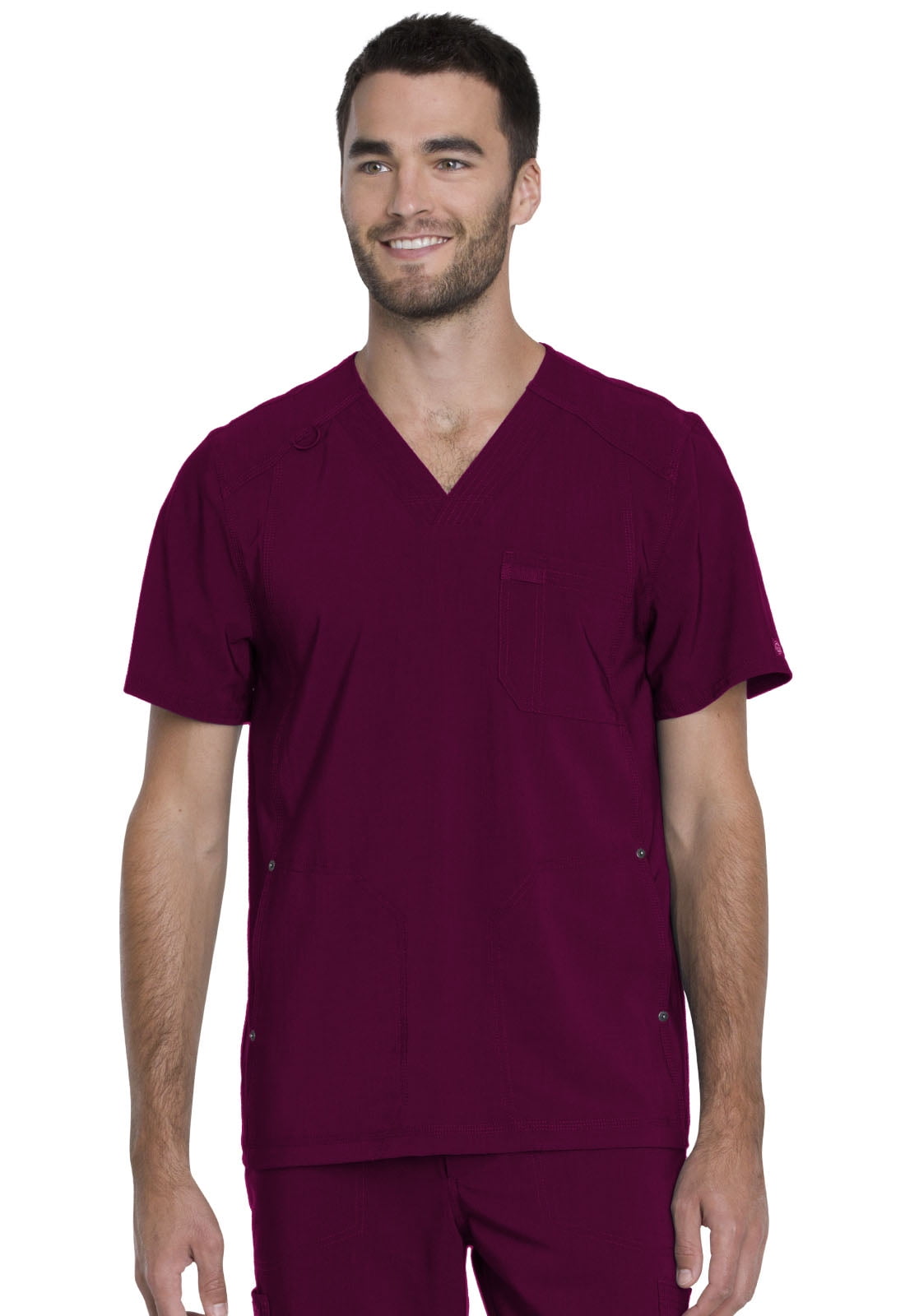 Dickies Advance Medical Scrubs Top for Men VNeck Plus Size DK750, 2XL