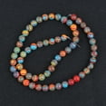 thumbnail image 4 of 62 Pcs Perles en Pierre Colorées Rondes Polies pour Fabrication de Bijoux Diy Multicolores, 4 of 8
