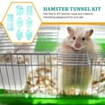 thumbnail image 6 of Soimiss 1Set Hamster Cage Tube in Green Plastic for Maze Connector and Outdoor Pet Playground, 6 of 8