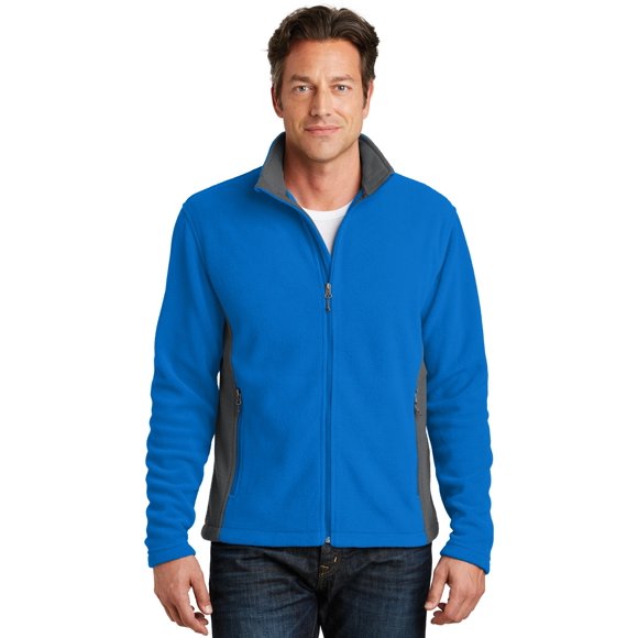 Chaqueta de forro polar Port Authority Colorblock Value S Skydiver Blue/ Battleship Grey Autoridad Portuaria F216