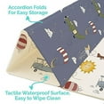 thumbnail image 4 of JumpOff Jo Large Foldable Kids Foam Play Mat, Padded Baby Floor Mat, 70 x 59 in - Take Flight, 4 of 9