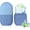 Blue, variant on Ice Roller for Face and Eye, Silicone Ice Facial Roller Ice Holder, Face Ice Mold Skin Care, Face Icers Reusable Ice Cube Roller for Shrink Pores Anti Wrinkle Reduce Puffiness, Brown