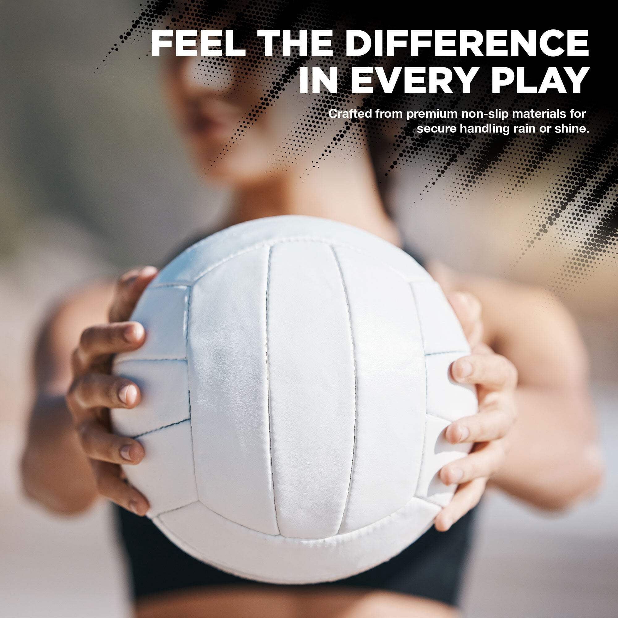 (12 pack) Lifeworks All-Weather Volleyball, Durable Non-Slip Grip, Weatherproof, Balanced Weight, Indoor & Outdoor Use