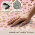 thumbnail image 6 of ODIKA Pink Cheetah Leopard Print Spotted Sparkly Zebra Decoration Tiger Non-Slip Chair-Friendly for Home Office, Gaming Room, Under Desk, 6 of 7