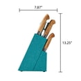 thumbnail image 5 of The Pioneer Woman 11-Piece Stainless Steel Knife Block Set, Teal Speckle, 5 of 5