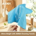 thumbnail image 4 of AIDEA Microfiber Cleaning Cloth-12PK, Lint Free Cloth for Glass, Polishing Cleaning Rags, Window Wipes, Kitchen Towels Dishcloths, Microfiber Towels for Car Detailing, Kitchen, Home-11×11", 4 of 7