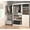 Blanc, variante sur Bestar Pur Ensemble de Rangement classique 61“