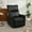 Black, variant on Holaki PU Rocking Recliner Chair,360° Swivel Nursery Rocking Chair,Glider Chair,Modern Small Rocking Swivel Recliner Chair for Bedroom,Living Room Chair Home Theater Seating,Side Pocket