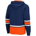 thumbnail image 3 of Men's Colosseum Navy Auburn Tigers Lace Up 3.0 Pullover Hoodie, 3 of 3
