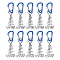 thumbnail image 3 of 10 clavijas de anclaje para cubierta de espina de pescado con mosquetones, estacas de aluminio para tienda de campaña, tensores de cuerda para tienda , azul DYNWAVEMX Anclajes de tienda de espina de pescado, 3 of 8
