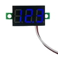 thumbnail image 1 of Pantalla de voltaje CC de 2 cables CC 2,5 V-40 V medidor de pantalla LED de 0,28 pulgadas (azul), 1 of 4