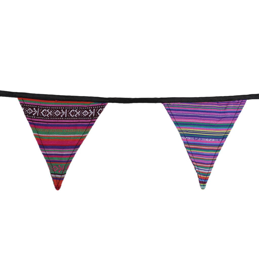 Banderines de 3 M perfecl Indian Calico Banner Garlands decoración para ...