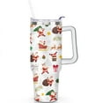 thumbnail image 2 of 40oz Christmas Tumbler with Handle & Straw - Insulated Stainless Steel Travel Mug,Leakproof,Cup Holder Friendly,Dishwasher Safe,for Hot/Cold Drinks., 2 of 9