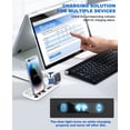 thumbnail image 6 of Foldable 3 in 1 Charging Station,18W Fast Charger Stand for Multiple Apple Devices Compatible with All iPhone, iWatch, Air Pods, Fast Charge Portable Travel Charger with QC3.0 Adapter, 6 of 14