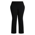 thumbnail image 2 of Terra & Sky Women's Plus Size Flare Leggings, Sizes 0X-5X, 2 of 5