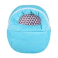 thumbnail image 2 of HAMSTER CARRIER BAG SLEEP TRAVELING PET RAT CAT SMALL ANIMAL BAG BLUE, 2 of 7