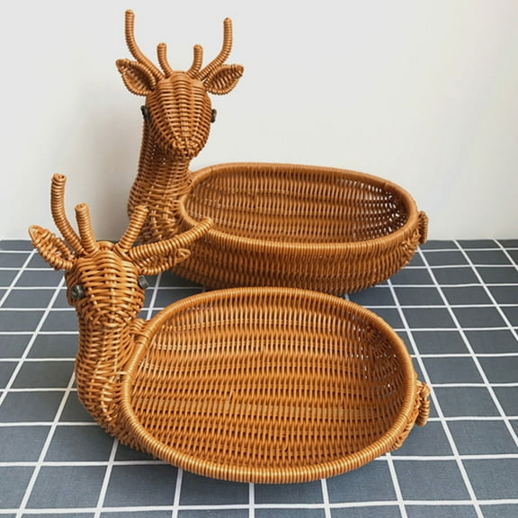 SILENRADAWN 1Pc Sturdy Storage Basket in PP Material for Wedding and Party 33X12In