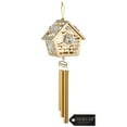 thumbnail image 2 of Matashi 24K Gold Plated Crystal Studded Bird House Decorative Wind Chime, 2 of 6
