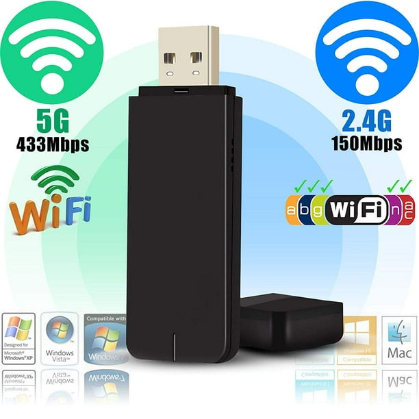 ehub4you 5G 2.4G dual bands 600Mbps Wifi USB Dongle Stick Adapter for MAG322w1, MAG 250, MAG 254