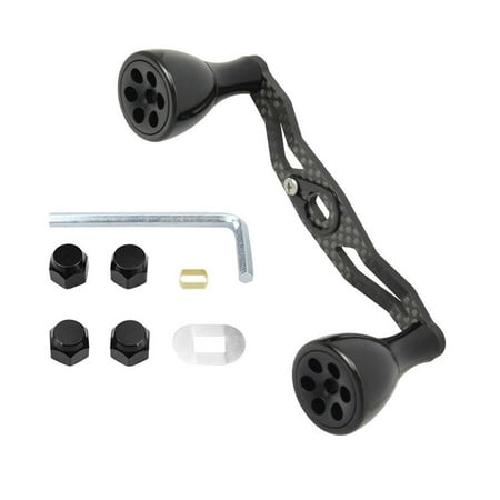 simhoa Reel Handle Rocker Boat Boat Fishing Nonslip Sea Fishing Fly Fishing Rock Fishing Portable Sturdy Replacement Rocker Black