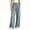 Gray, variant on Luvrsol Sweatpants Women Baggy Solid Color Thin Plus High Waist Elastic Can Be Worn at Home and Outside, Size S-3XL