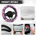thumbnail image 6 of Yuyamidu Purple Butterfly Steering Wheel Cover Car Interior Decorations, 15" Steering Wheel Covers for Car Sedan Flannel Automotive Steering Wheel Accessories Gifts, 6 of 7