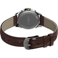 thumbnail image 2 of Timex Women's Briarwood 28mm Watch – Two-Tone Case Silver-Tone Dial with Brown Genuine Leather Strap, 2 of 3
