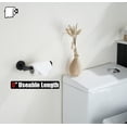 thumbnail image 4 of Double Towel Bar Matte Stainless Steel Bath Towel Rack for Bathroom Towel Holder Wall Mount Total Length TBLPB, 4 of 9