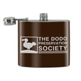 thumbnail image 2 of Dodo Bird Preservation Society Stainless Steel 5oz Hip Drink Kidney Flask, 2 of 3