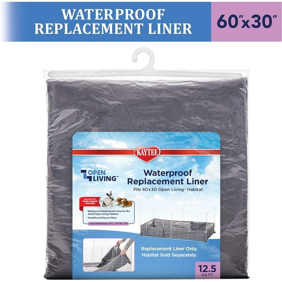 Replacement Liner for 60x30 Open Living Habitat - Waterproof &  with Reinforced Corners